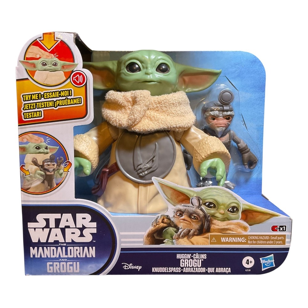 Star Wars The Mandalorian Huggin Calins Grogu Interactive Toy Hasbro G2530 New